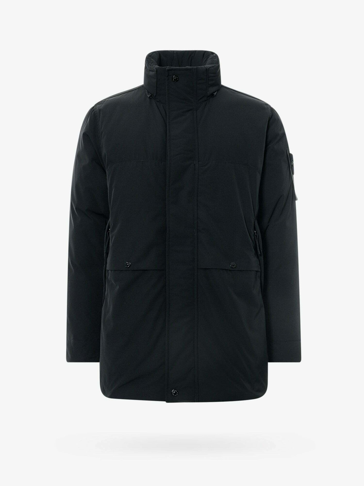 Stone Island Jacket Black Mens Stone Island