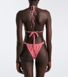 Montce Sandra gingham bikini bottoms