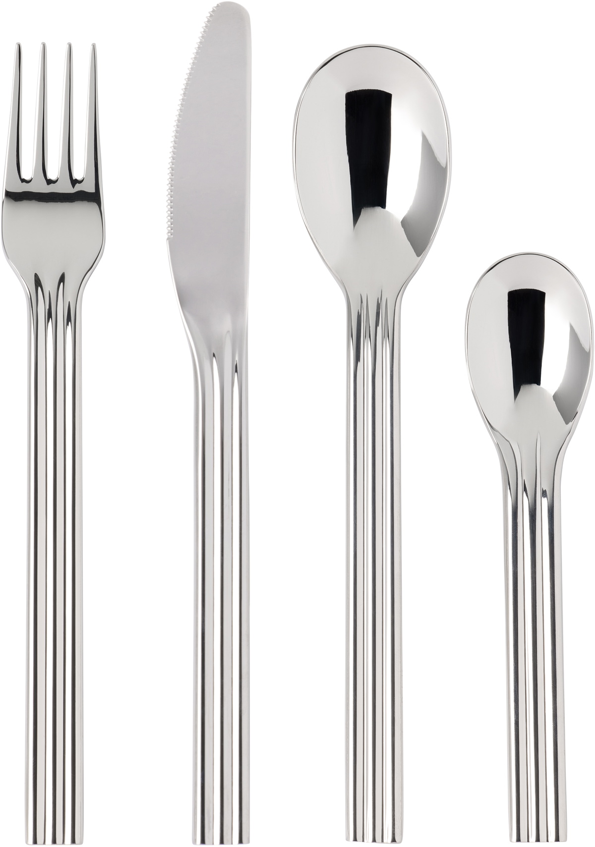 Service Projects Silver Canteen Polished Flatware Set, 16 pcs