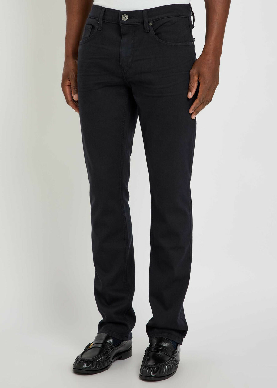 Paige Federal Slim Straight-leg Jeans Navy