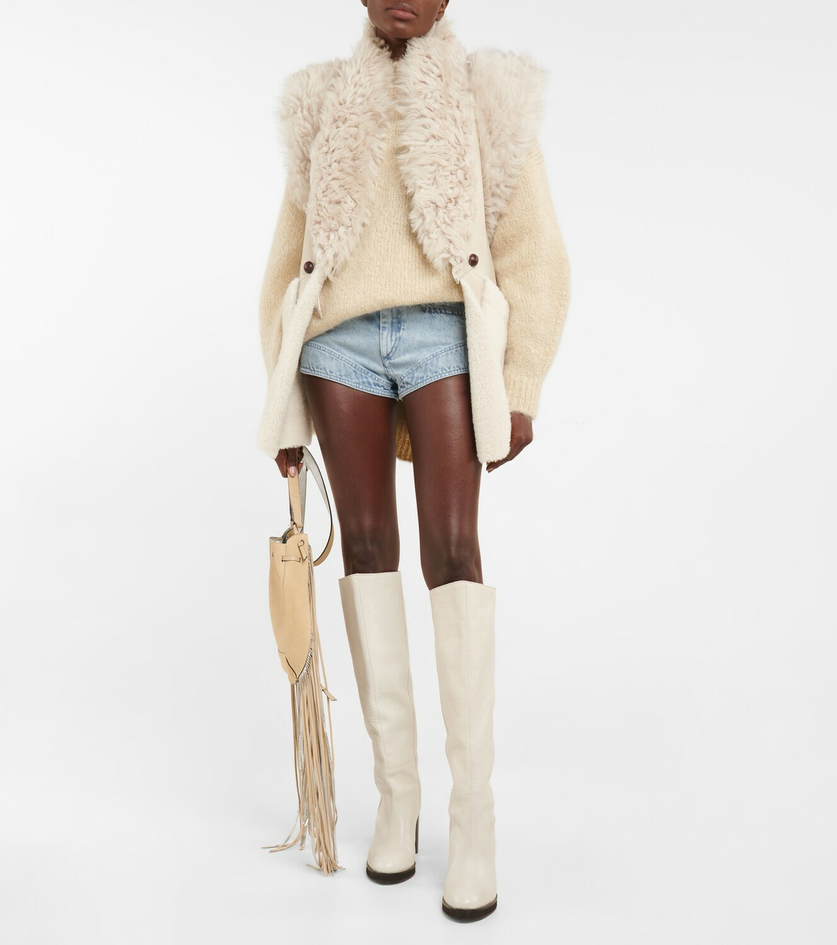 【送料&関税込】Isabel Marant Ivory Cotton Blend Fynn Vest Isabel Marant Ivory Cotton Blend Fynn Vest – LOZURI®