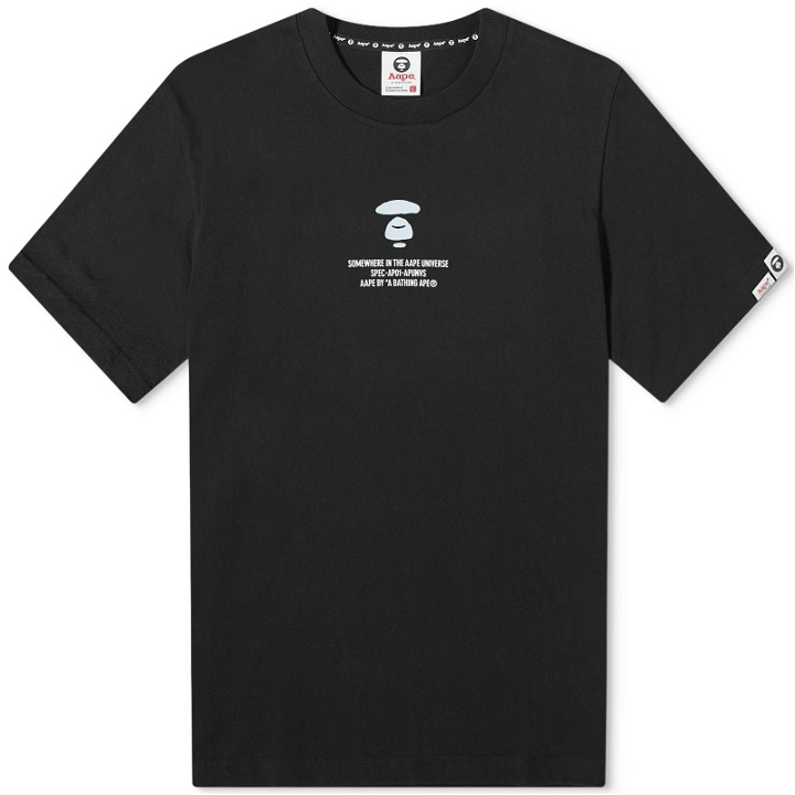 Photo: Men's AAPE Universe T-Shirt in Black