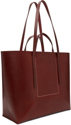 Rick Owens Burgundy Shopper Tote