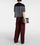 Lisa Yang Cila striped cashmere T-shirt