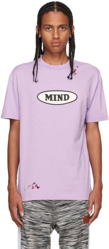 Photo: Palm Angels Purple Missoni Edition 'Mind' T-Shirt