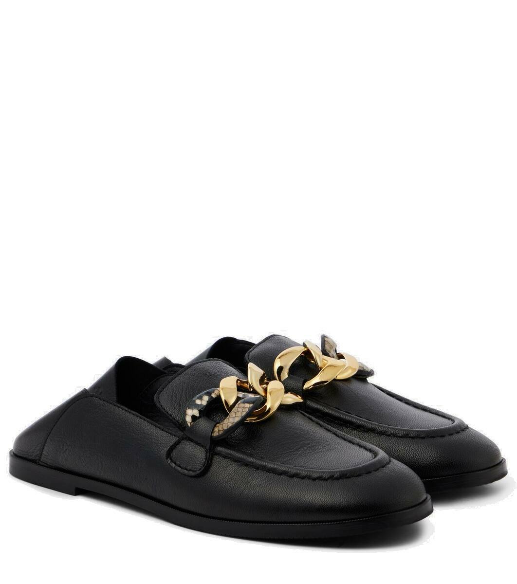 See By Chloé Chain Line leather loafers See by Chloe