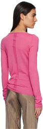 Rick Owens Pink Column Sweater