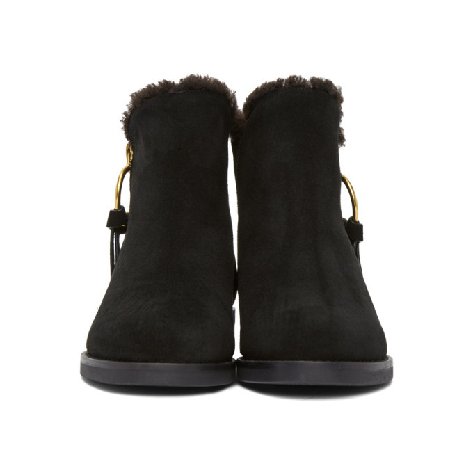 See by chloe deals louise flat ankle boot