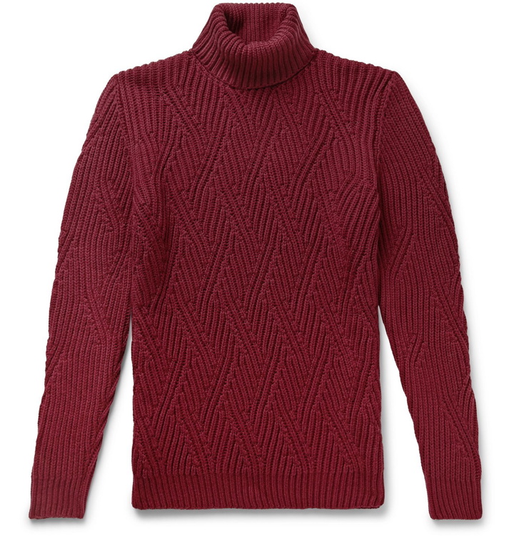 Photo: Etro - Wool Rollneck Sweater - Red