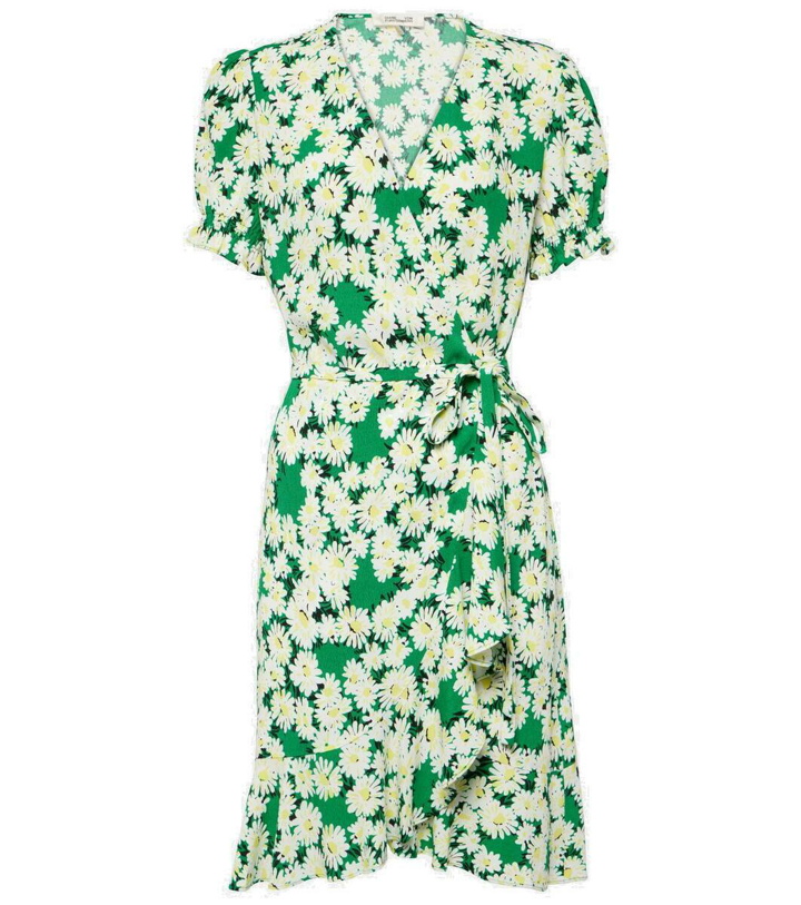 Photo: Diane von Furstenberg Emilia floral crêpe wrap dress