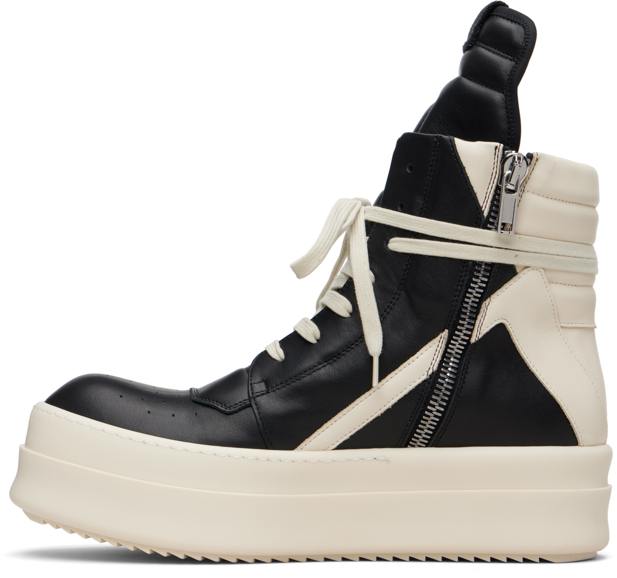 Rick Owens Black Temple Mega Bumper Geobasket Sneakers Rick Owens