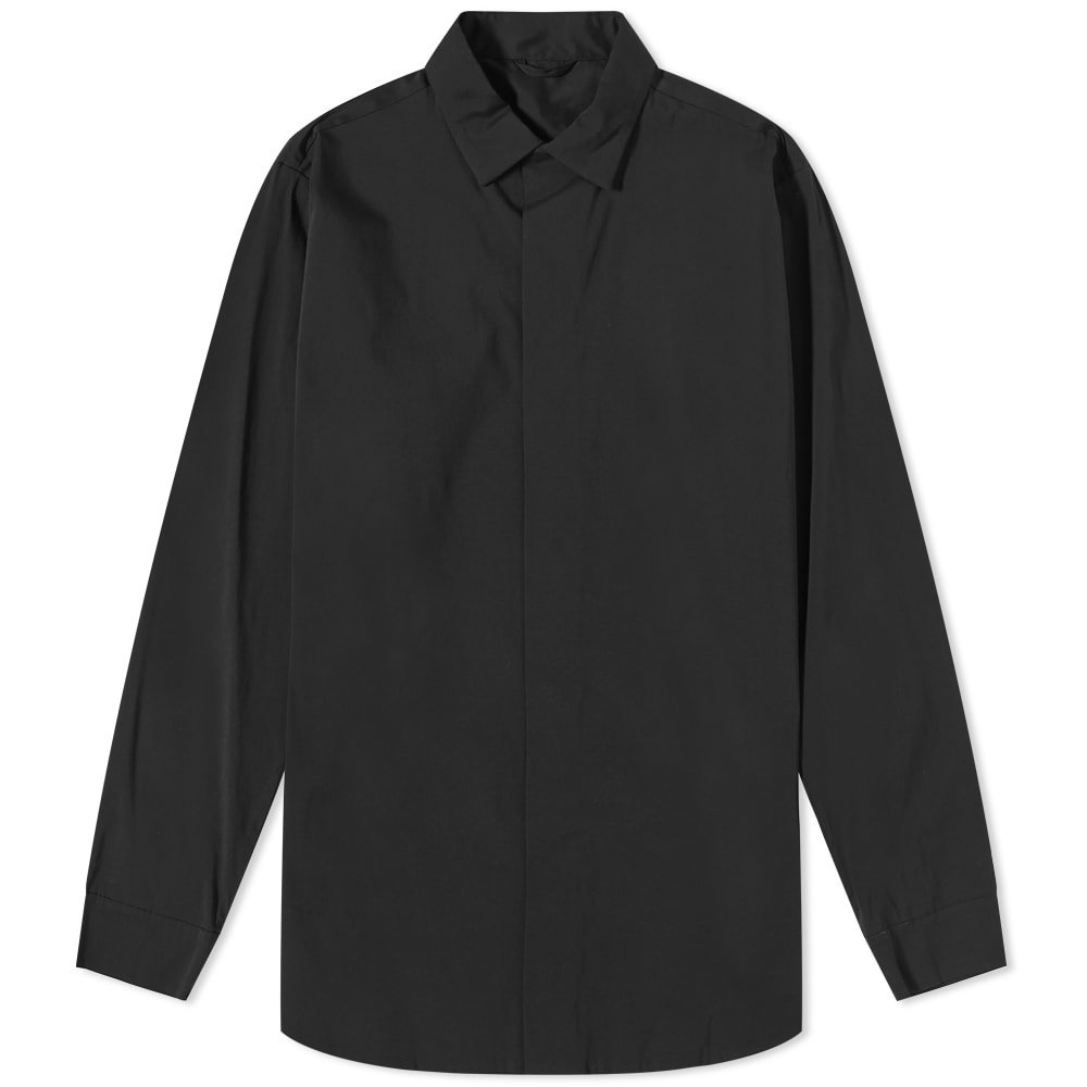 TEATORA Men's Packable Wide Overshirt in Black TEATORA