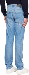 Dunhill Blue Relaxed Straight Jeans