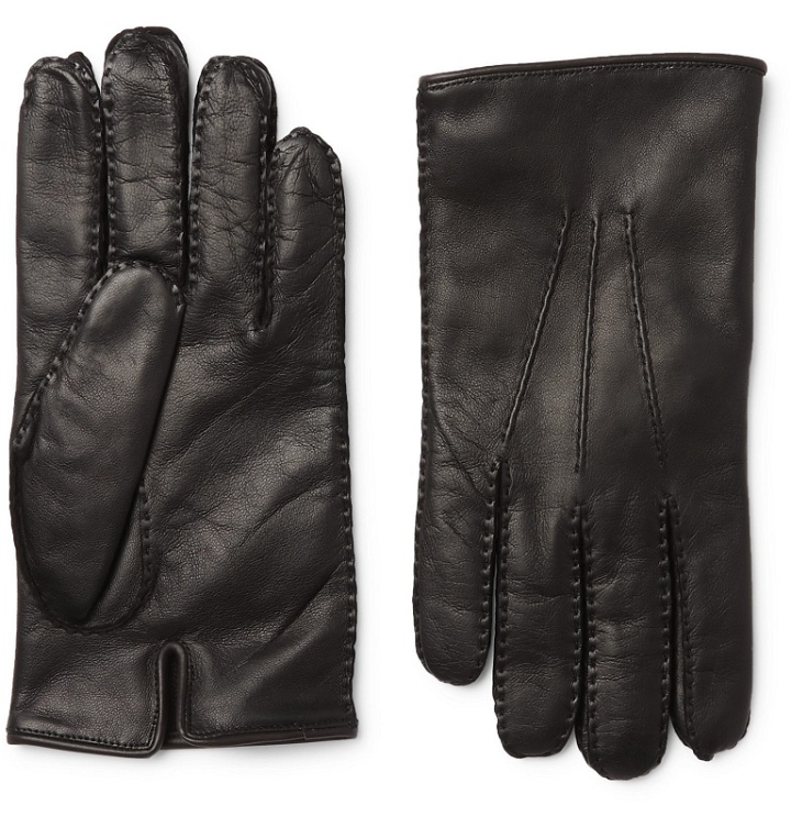 Photo: Ermenegildo Zegna - Leather Gloves - Black