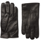 Ermenegildo Zegna - Leather Gloves - Black