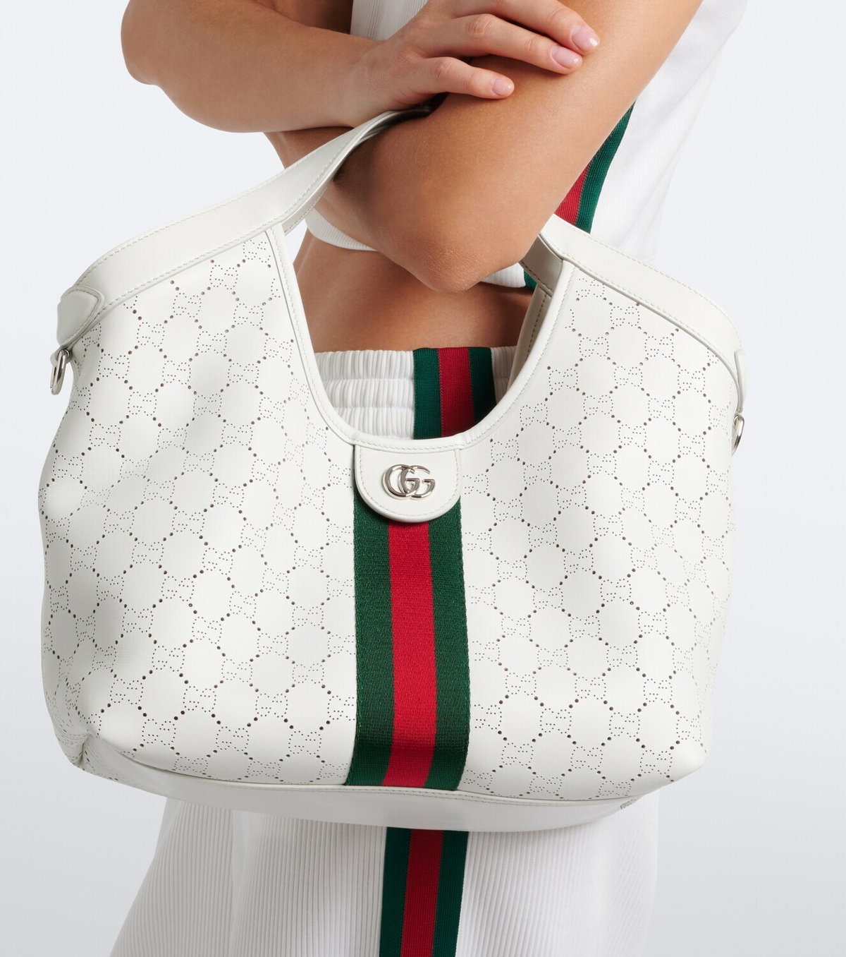 Gucci Gucci Giglio Small leather tote bag