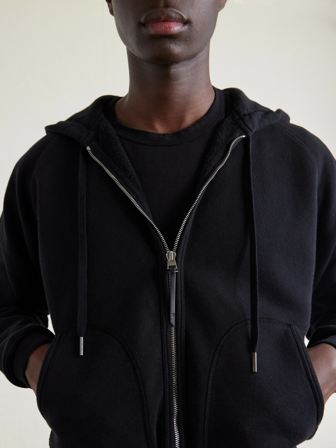 TOM FORD - Slim-Fit Cotton-Jersey Zip-Up Hoodie - Black