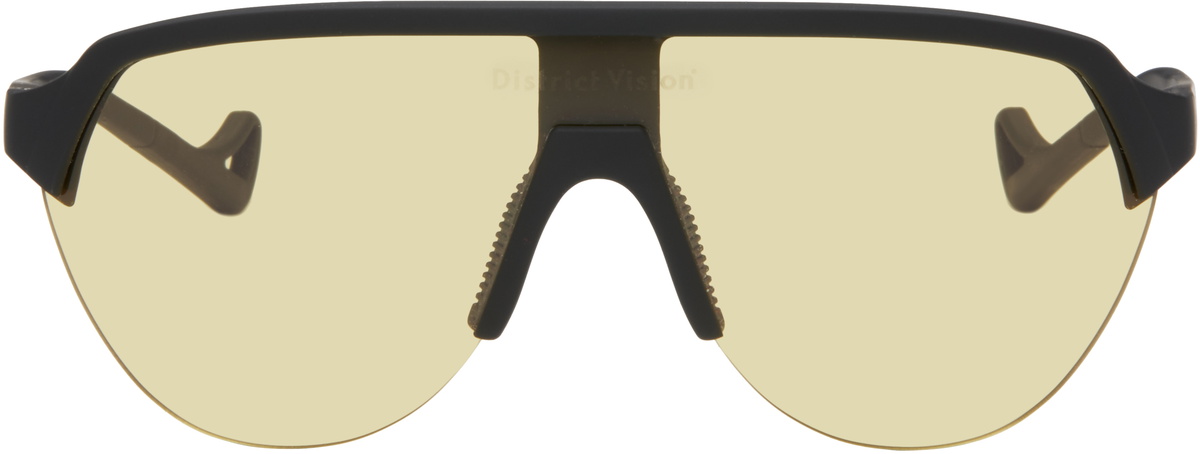 District Vision Black Nagata Speed Blade Sunglasses