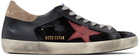 Golden Goose Black & Beige Suede Double Quarter Super-Star Sneakers