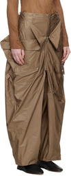 ISSEY MIYAKE Beige Aerial Steel Cargo Pants