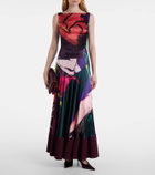 Roksanda Munir printed silk satin gown