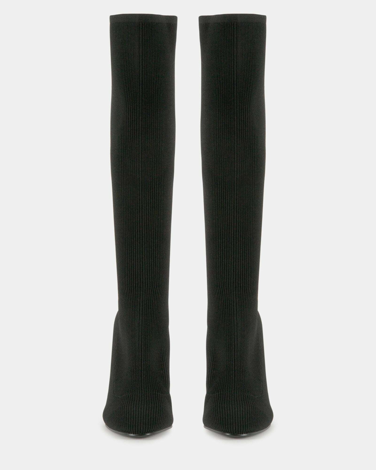 Steve Madden Aria Boots in Black Knit