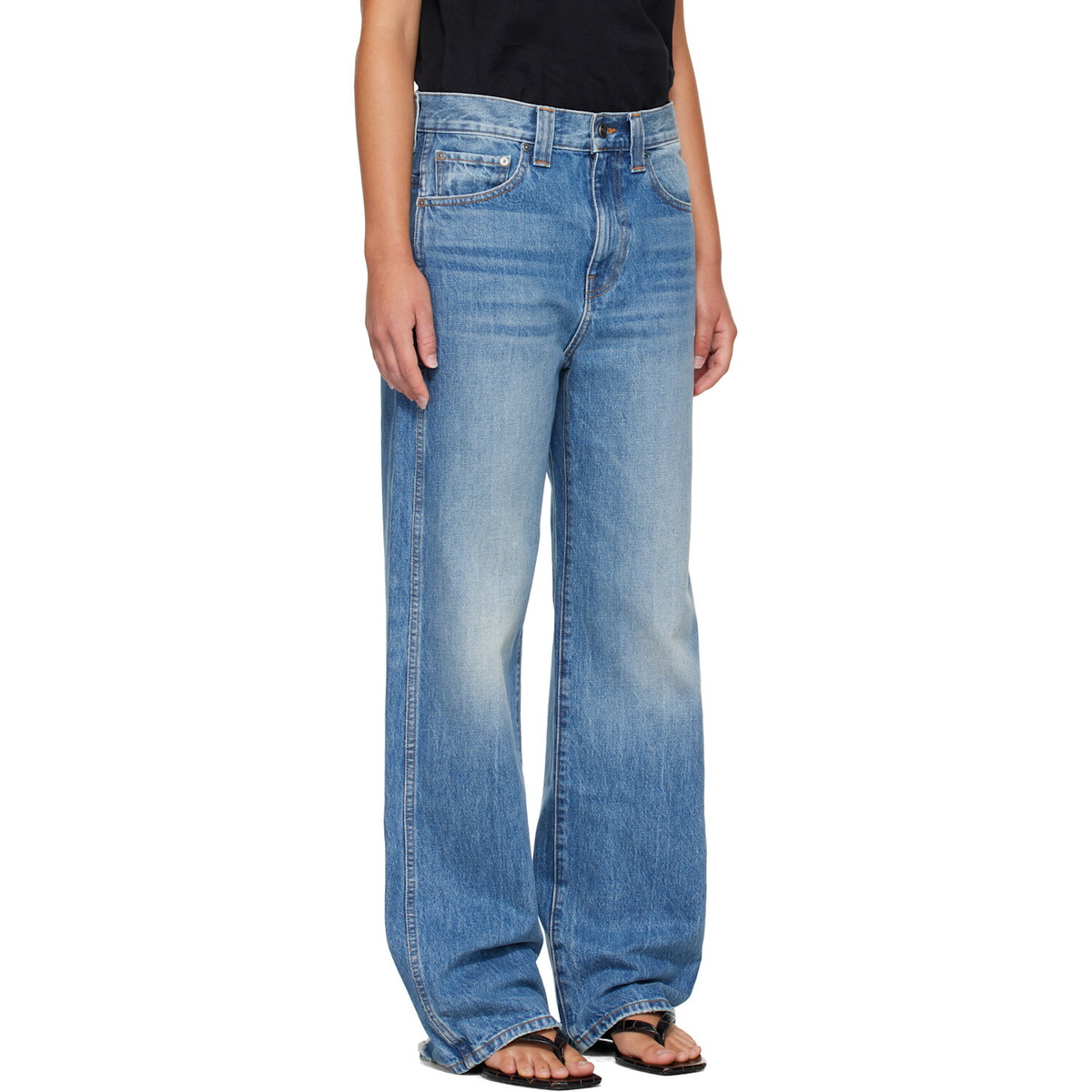KHAITE Blue Bonnie Jeans