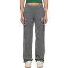 Sporty & Rich Gray Heritage Yankees Serif Cashmere Lounge Pants
