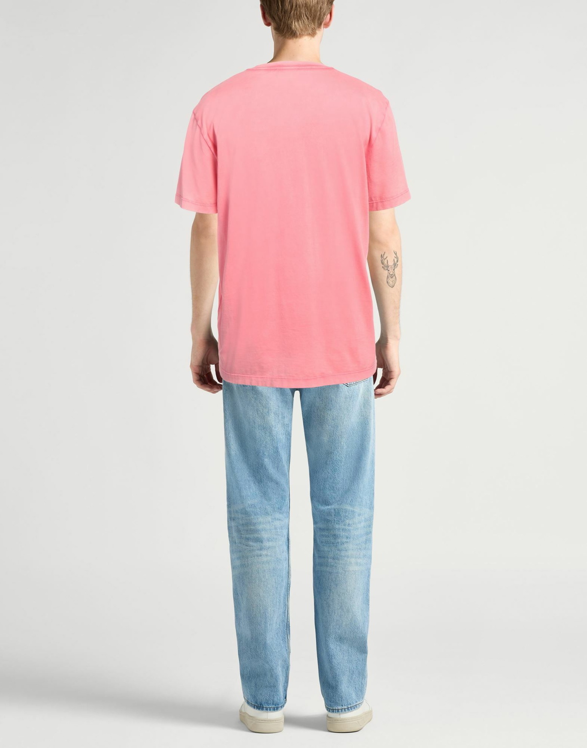 Roberto Collina Mens T-shirt Coral