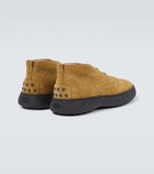 Tod's Suede lace-up boots