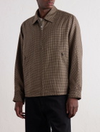 Corridor - Dekalb Houndstooth Wool-Twill Jacket - Brown