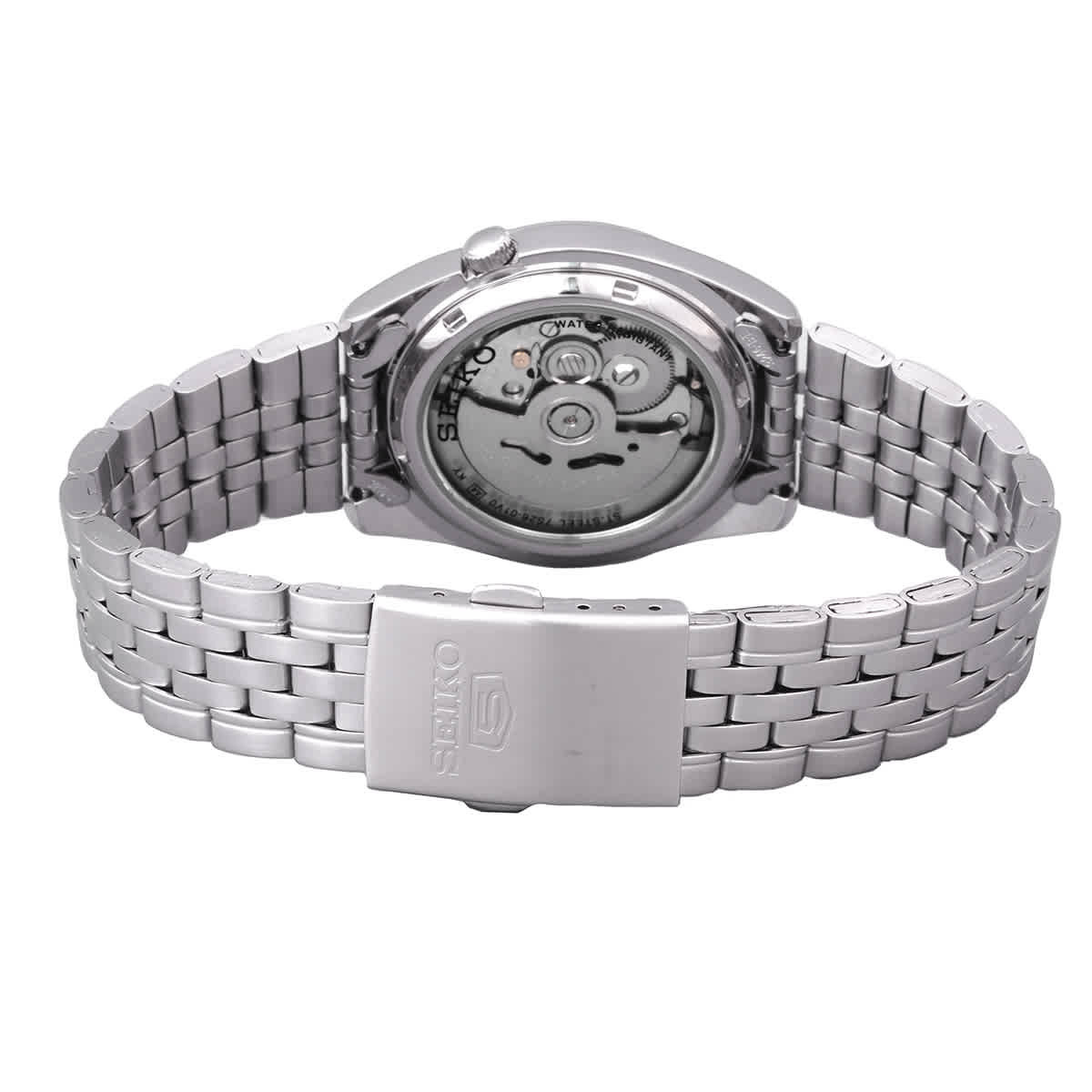 Seiko Series 5 Automatic Black Dial Unisex Watch SNK375K1