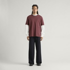 END. Signature T-shirt in Oxblood