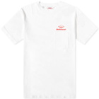 Battenwear Men's Team Pocket T-Shirt in White