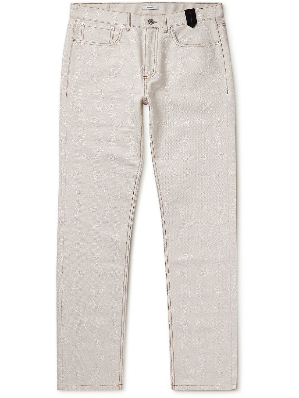 Photo: ERDEM - Straight-Leg Embroidered Jeans - White