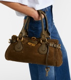 Chloé Paddington Medium suede shoulder bag