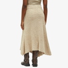 Holzweiler Women's Knit Maxi Skirt in Ecru Mix