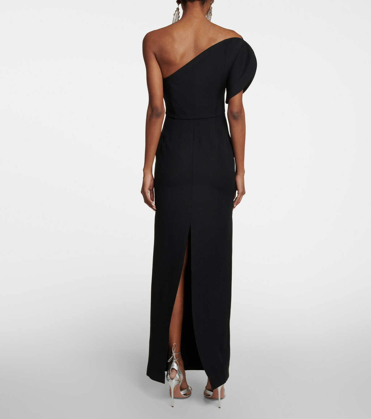 Roland Mouret One-shoulder wool and silk maxi dress Roland Mouret