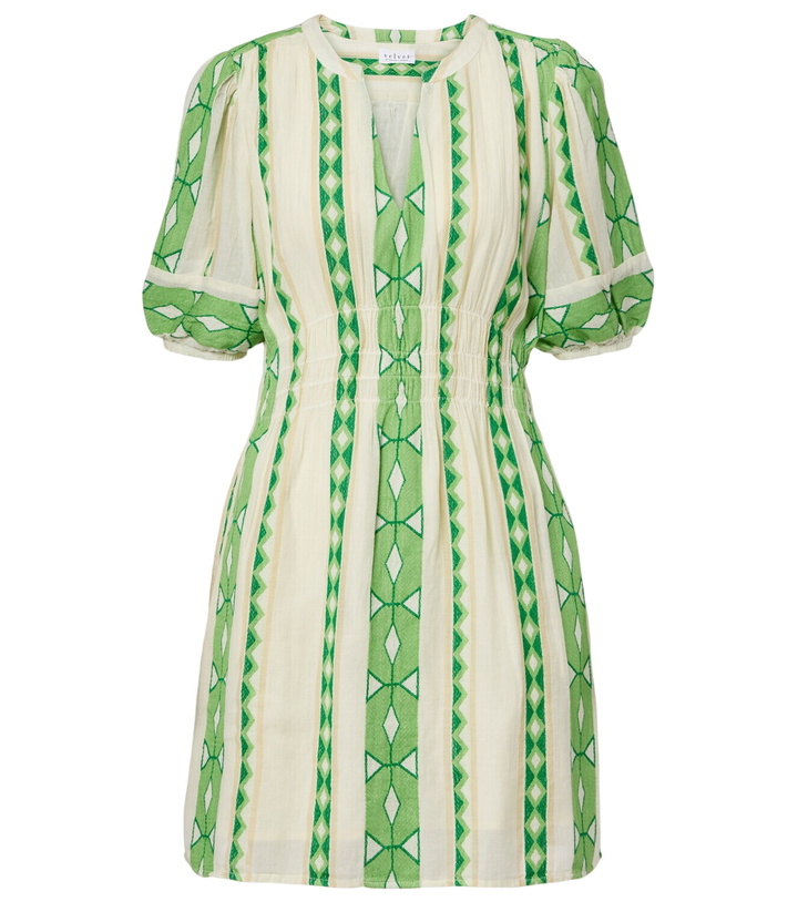 Photo: Velvet Lucy patterned cotton minidress