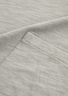 Paige Kenneth Slubbed Cotton T-shirt Grey