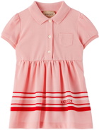 Gucci Baby Pink Striped Dress