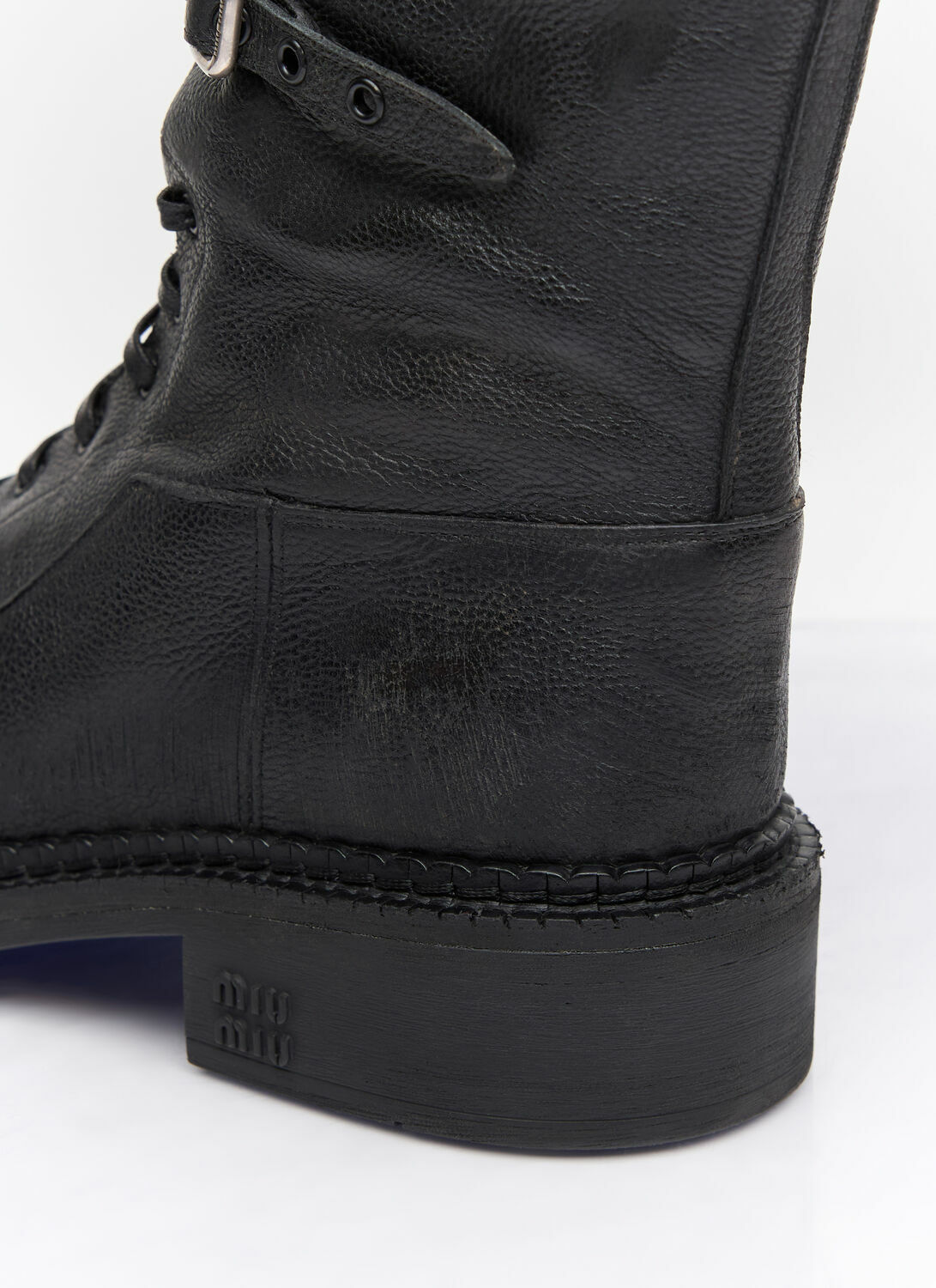 Miu Miu High Leather Boots