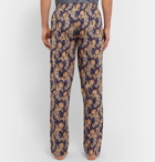 Zimmerli - Floral-Print Cotton Pyjama Trousers - Blue