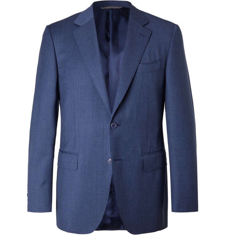Photo: Canali - Slim-Fit Wool Suit Jacket - Blue