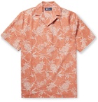 Reyn Spooner - Camp-Collar Printed Cotton-Blend Shirt - Orange