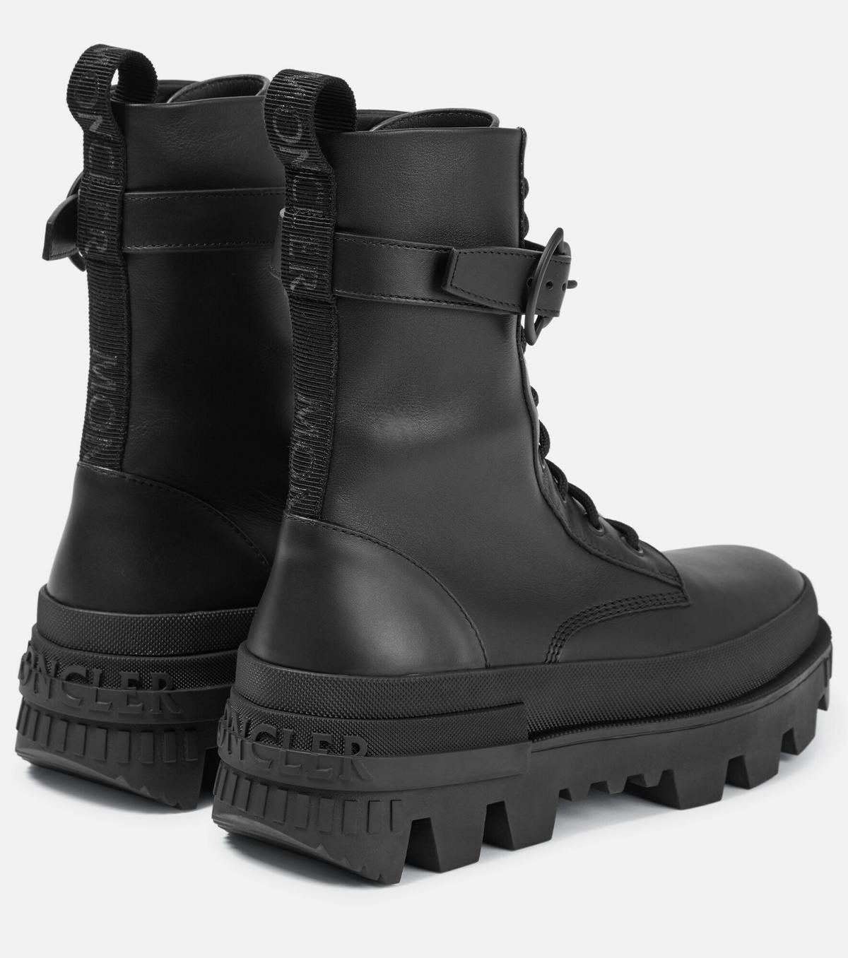 Moncler - Carinne leather ankle boots Moncler