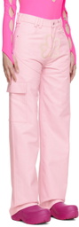 Marshall Columbia SSENSE Exclusive Pink Denim Trousers