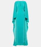 Roland Mouret Cutout crêpe satin gown