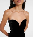 Roland Mouret Velvet bustier