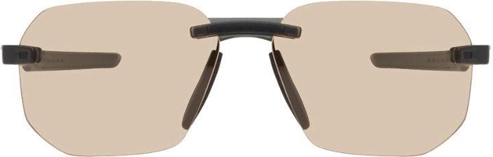 Photo: Prada Eyewear Gray & Orange Sport Sunglasses